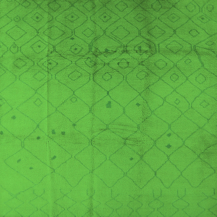 Square Solid Green Modern Rug, urb488grn