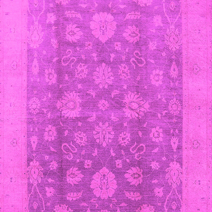 Machine Washable Oriental Pink Traditional Rug, wshurb489pnk