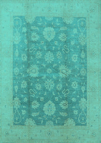 Oriental Turquoise Traditional Rug, urb489turq