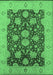 Oriental Emerald Green Traditional Rug, urb490emgrn