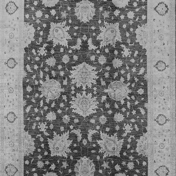Machine Washable Oriental Gray Traditional Rug, wshurb490gry