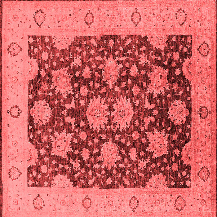 Machine Washable Oriental Red Traditional Rug, wshurb490red