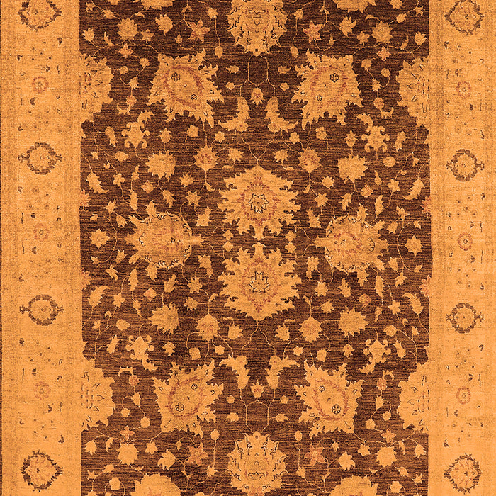 Oriental Orange Traditional Rug, urb490org