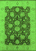 Oriental Green Traditional Rug, urb490grn