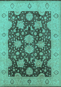Oriental Turquoise Traditional Rug, urb490turq