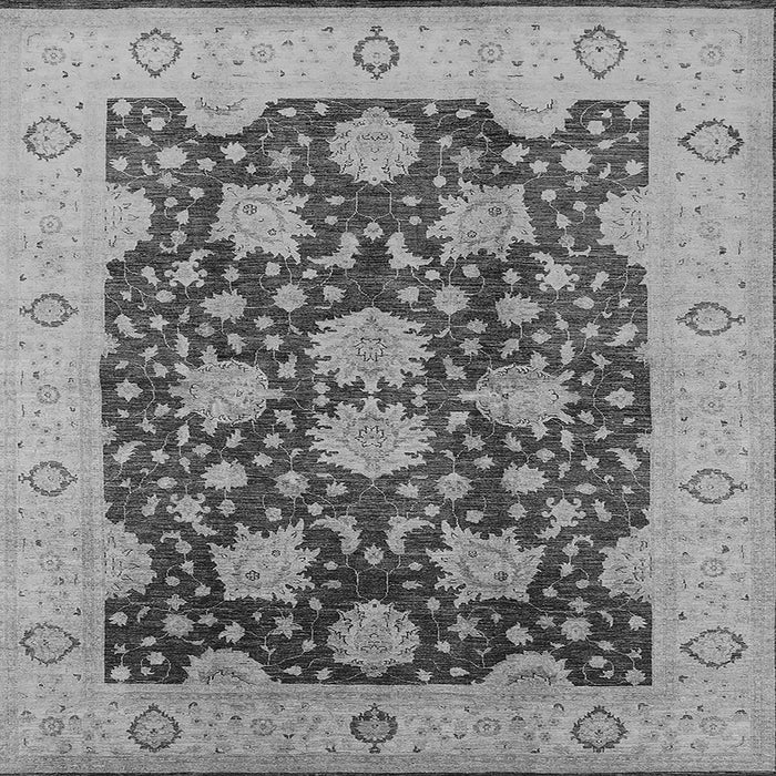 Square Oriental Gray Traditional Rug, urb490gry