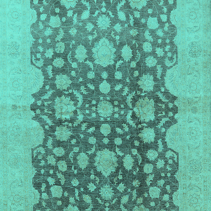 Oriental Turquoise Traditional Rug, urb491turq