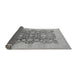 Sideview of Oriental Gray Traditional Rug, urb491gry