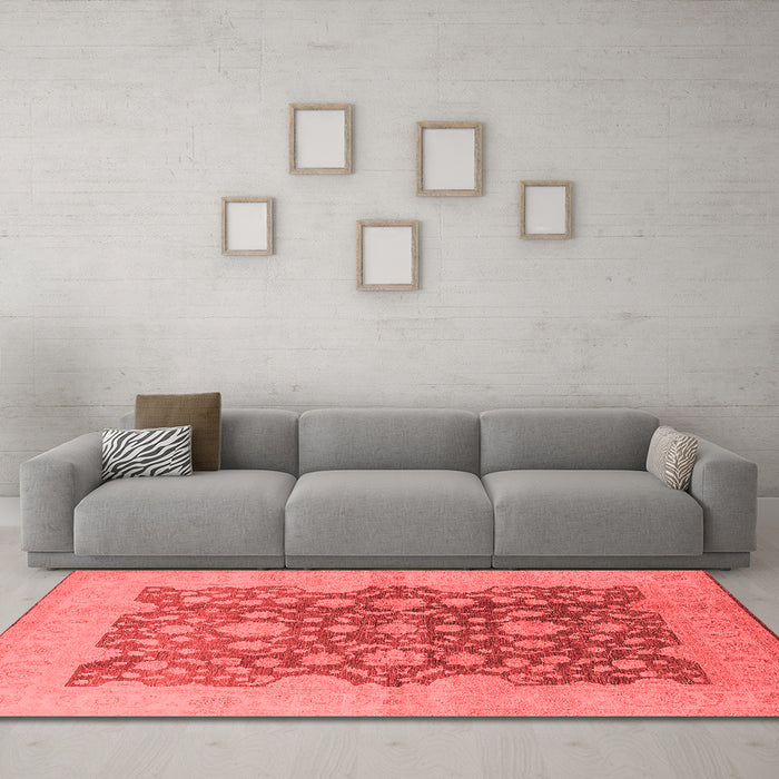 Traditional Red Washable Rugs