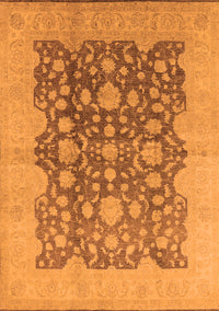 Oriental Orange Traditional Rug, urb491org