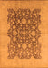 Oriental Orange Traditional Rug, urb491org