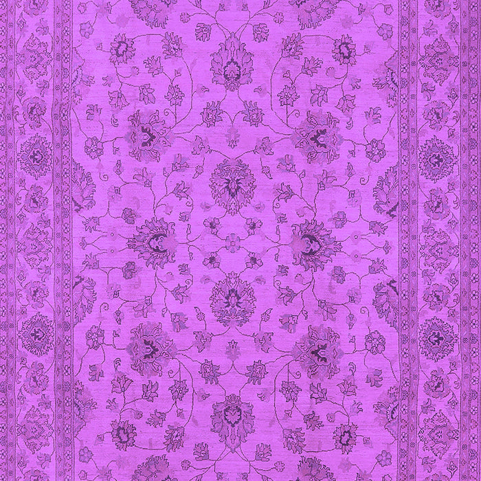 Machine Washable Oriental Purple Traditional Area Rugs, wshurb492pur