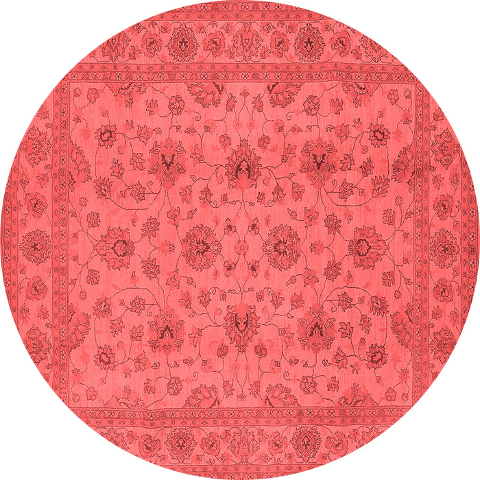 Machine Washable Oriental Red Traditional Rug, wshurb492red