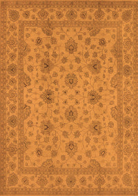 Oriental Orange Traditional Rug, urb492org