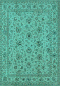 Oriental Turquoise Traditional Rug, urb492turq