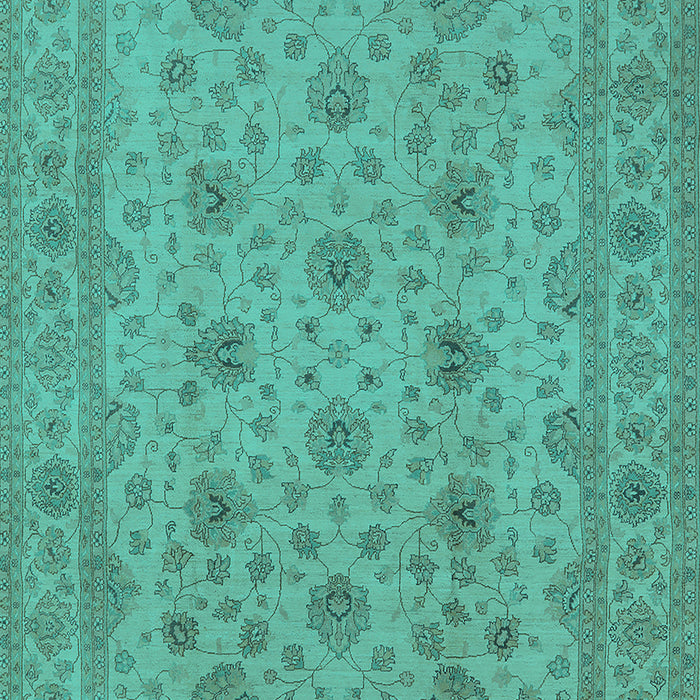 Oriental Turquoise Traditional Rug, urb492turq