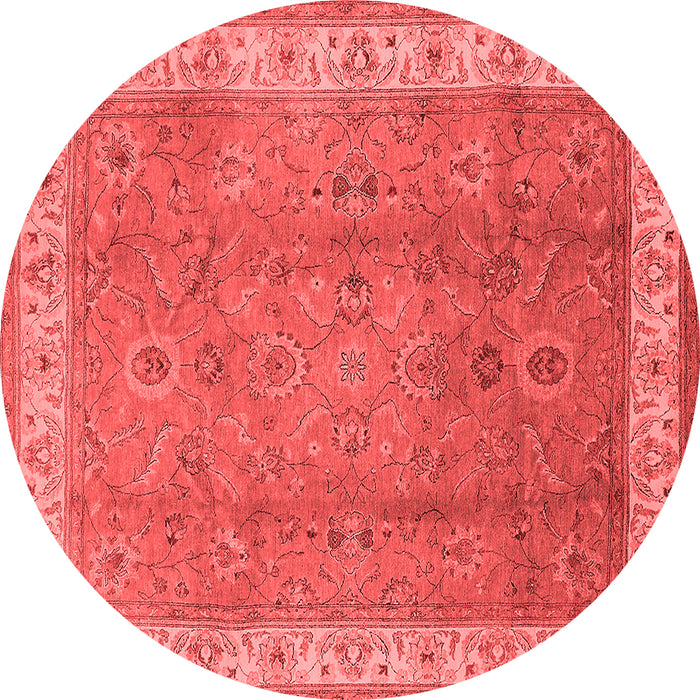Machine Washable Oriental Red Traditional Rug, wshurb493red