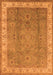 Oriental Orange Traditional Rug, urb493org