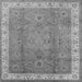 Square Oriental Gray Traditional Rug, urb493gry