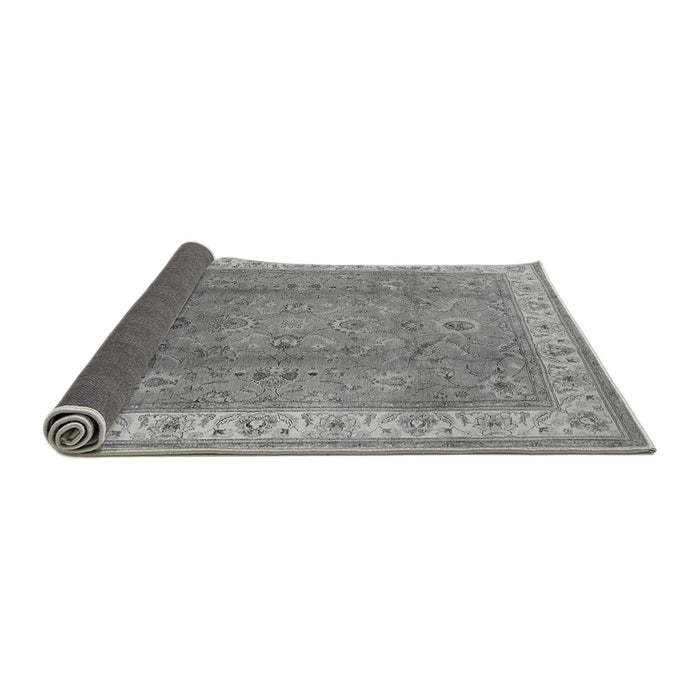 Sideview of Oriental Gray Traditional Rug, urb493gry