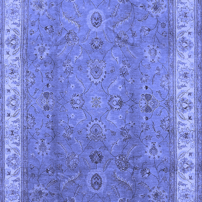 Oriental Blue Traditional Rug, urb493blu