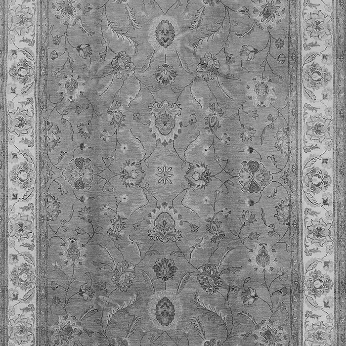 Machine Washable Oriental Gray Traditional Rug, wshurb493gry