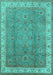 Oriental Turquoise Traditional Rug, urb493turq