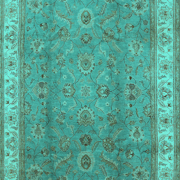 Oriental Turquoise Traditional Rug, urb493turq