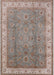 Machine Washable Industrial Modern Rosy Brown Pink Rug, wshurb493