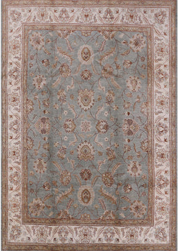 Mid-Century Modern Rosy Brown Pink Oriental Rug, urb493