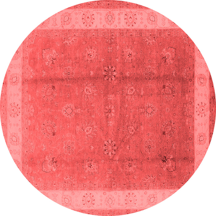 Machine Washable Oriental Red Industrial Rug, wshurb494red