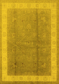 Oriental Yellow Industrial Rug, urb494yw