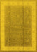 Oriental Yellow Industrial Rug, urb494yw