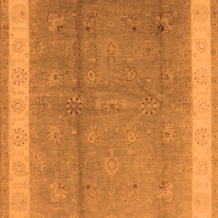 Machine Washable Oriental Orange Industrial Area Rugs, wshurb494org
