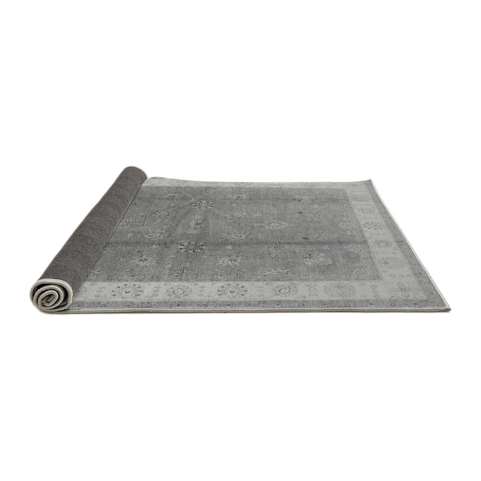 Sideview of Oriental Gray Industrial Rug, urb494gry