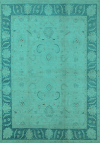 Oriental Turquoise Traditional Rug, urb495turq