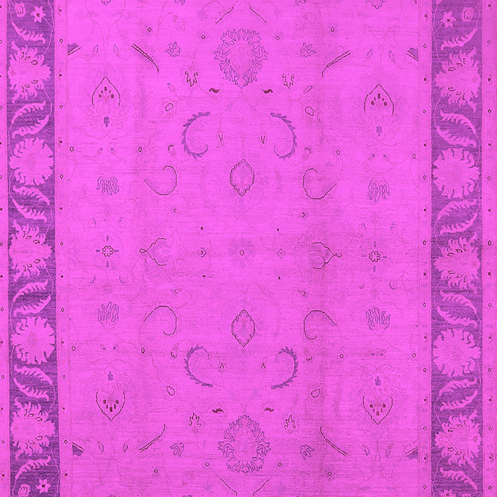 Machine Washable Oriental Pink Traditional Rug, wshurb495pnk