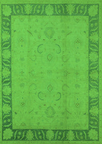 Oriental Green Traditional Rug, urb495grn