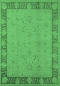 Oriental Emerald Green Traditional Rug, urb495emgrn