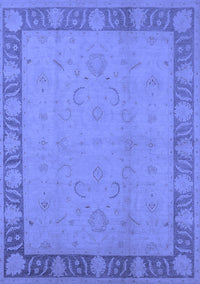 Oriental Blue Traditional Rug, urb495blu