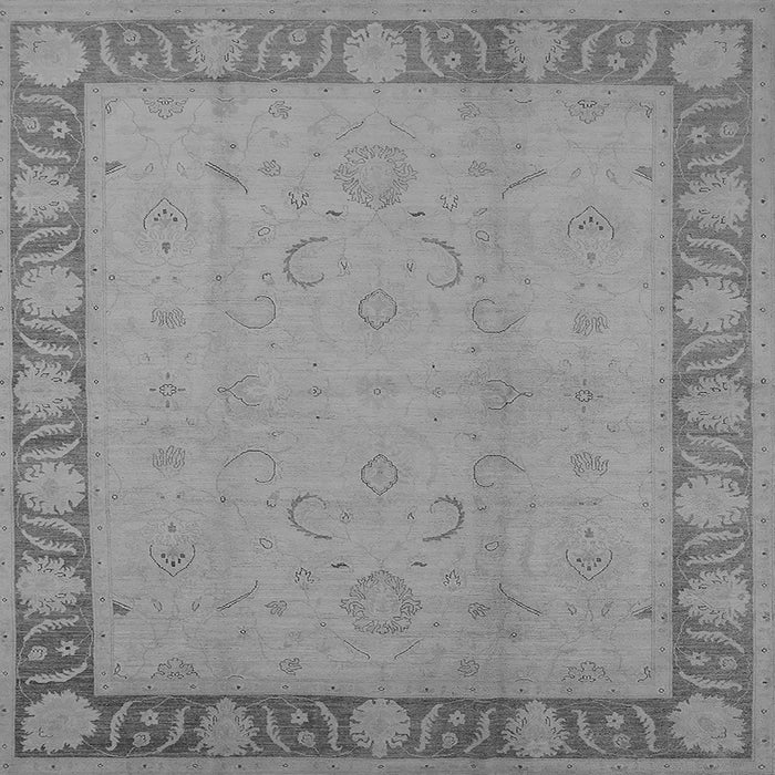 Square Oriental Gray Traditional Rug, urb495gry
