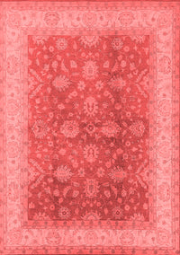 Oriental Red Traditional Rug, urb496red