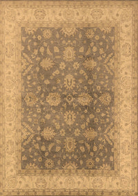 Oriental Brown Traditional Rug, urb496brn