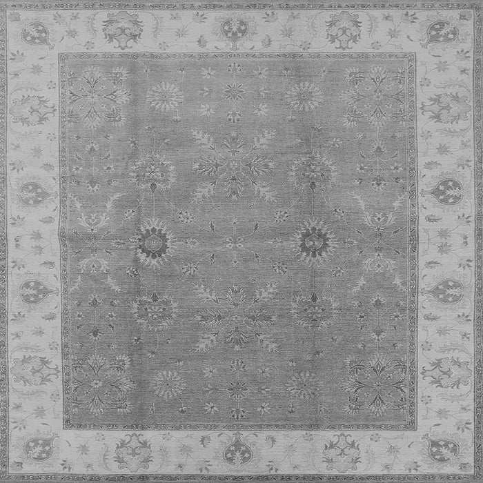 Square Oriental Gray Traditional Rug, urb497gry