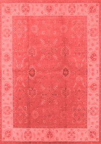 Oriental Red Traditional Rug, urb497red