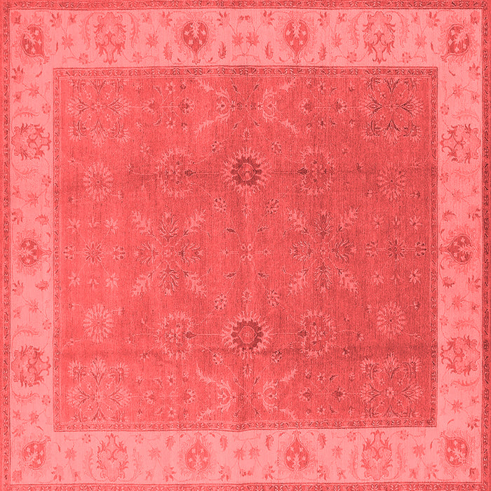 Machine Washable Oriental Red Traditional Rug, wshurb497red