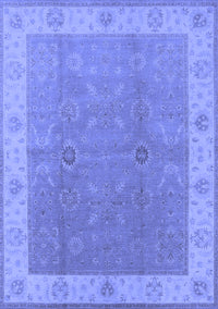 Oriental Blue Traditional Rug, urb497blu