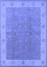 Oriental Blue Traditional Rug, urb497blu