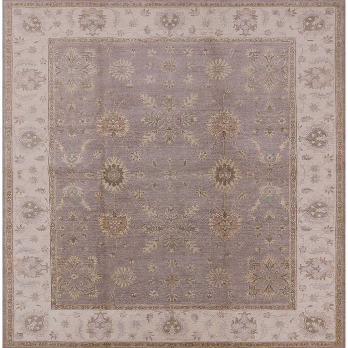 Square Machine Washable Industrial Modern Dark Almond Brown Rug, wshurb497