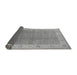 Sideview of Oriental Gray Traditional Rug, urb497gry